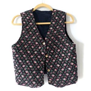 Handmade Quilted Black Vest